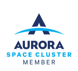 logo of aurora - an industry association that is part of the smartsat crc - of which amentum scientific is a member